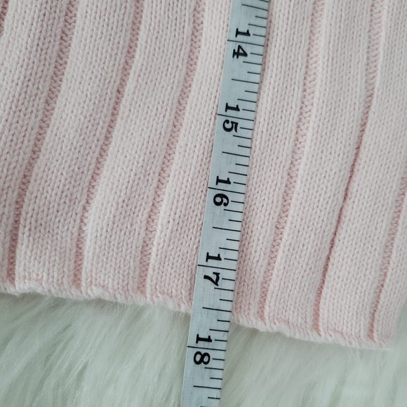 PacSun Light Pink Ribbed Sweater - Picture 8 of 9